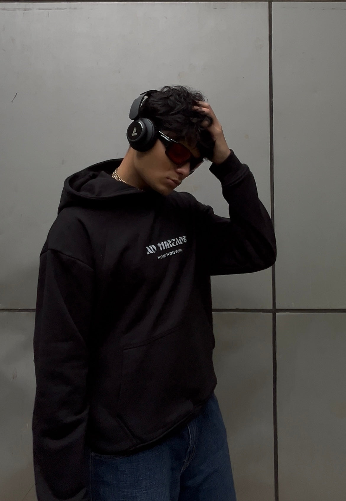 Premium Black Oversized Hoodie