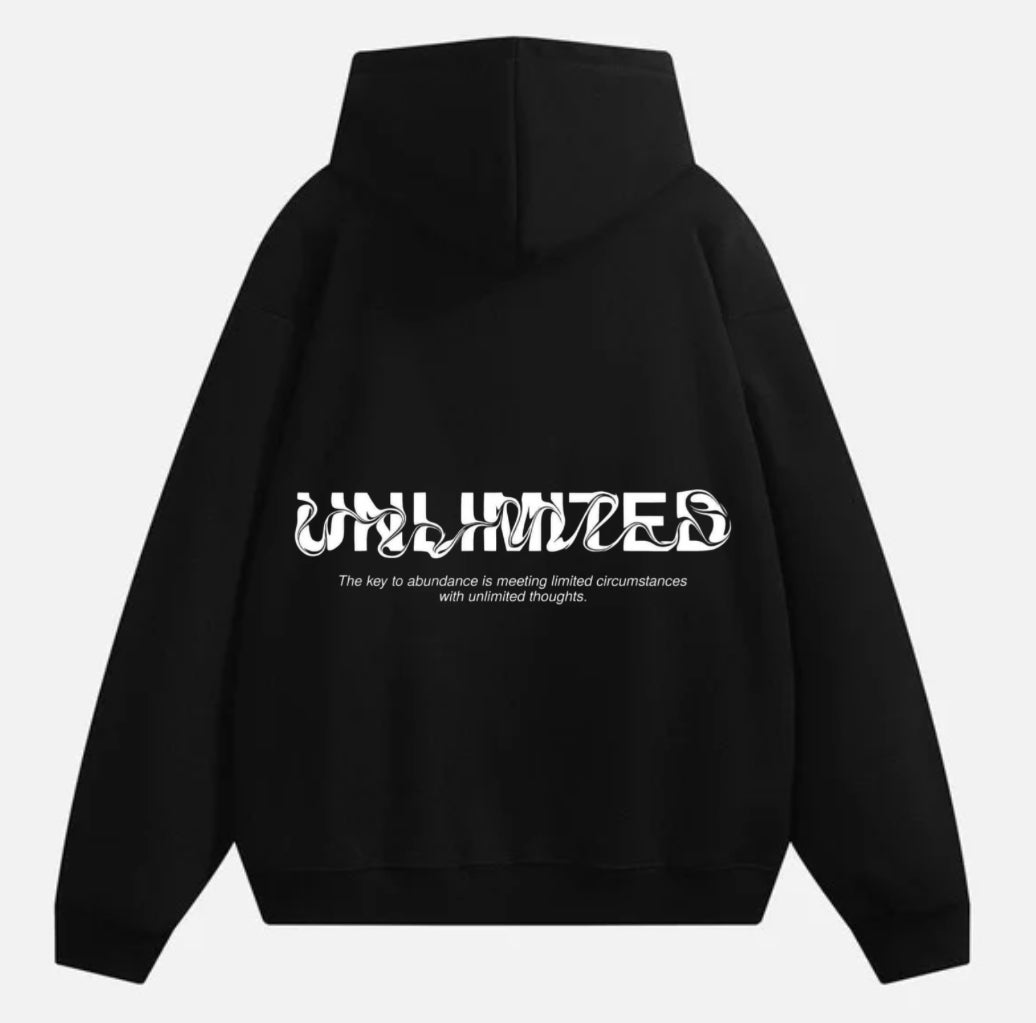 Premium Black Oversized Hoodie