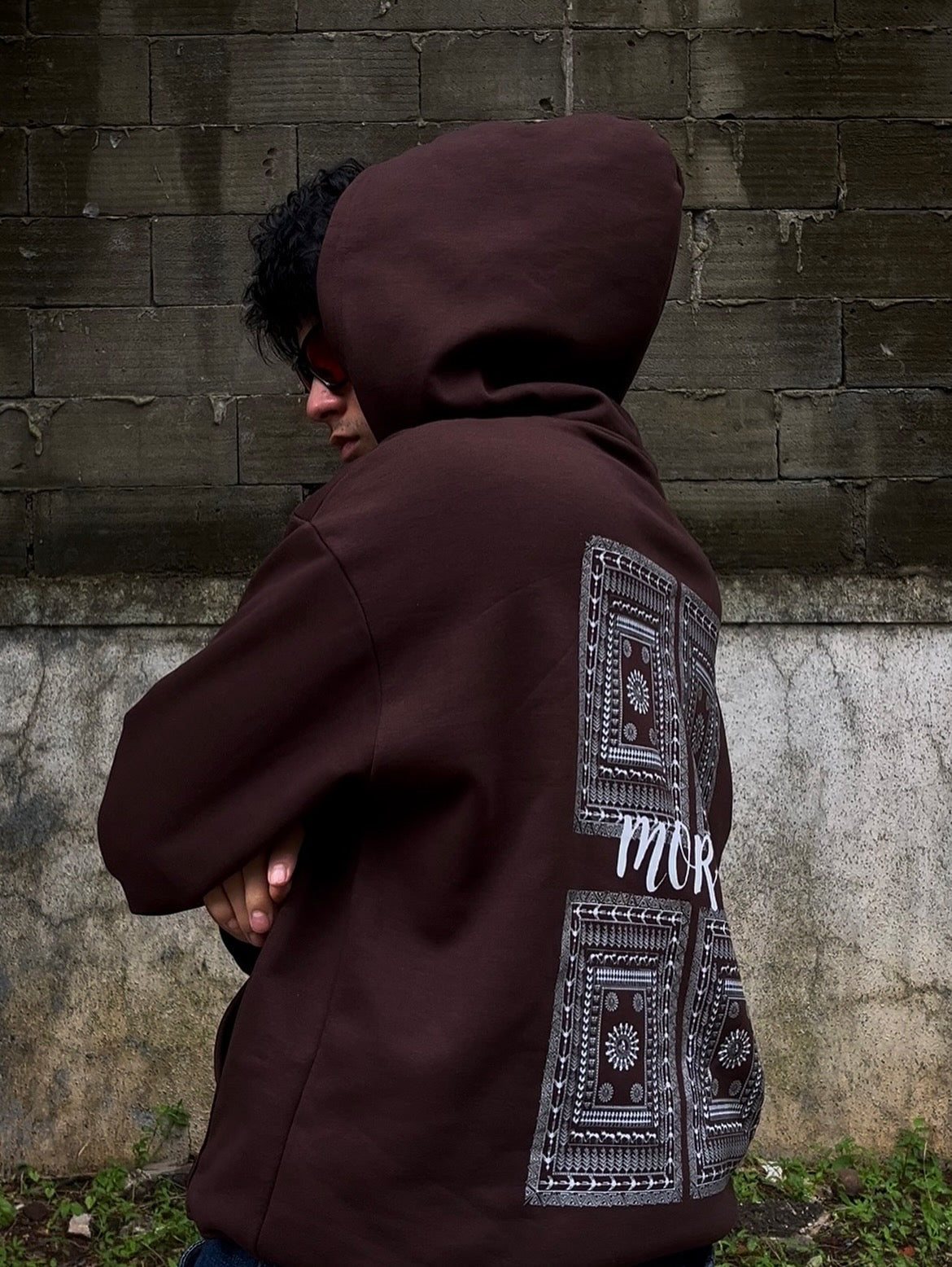 Brown Oversized Hoodie