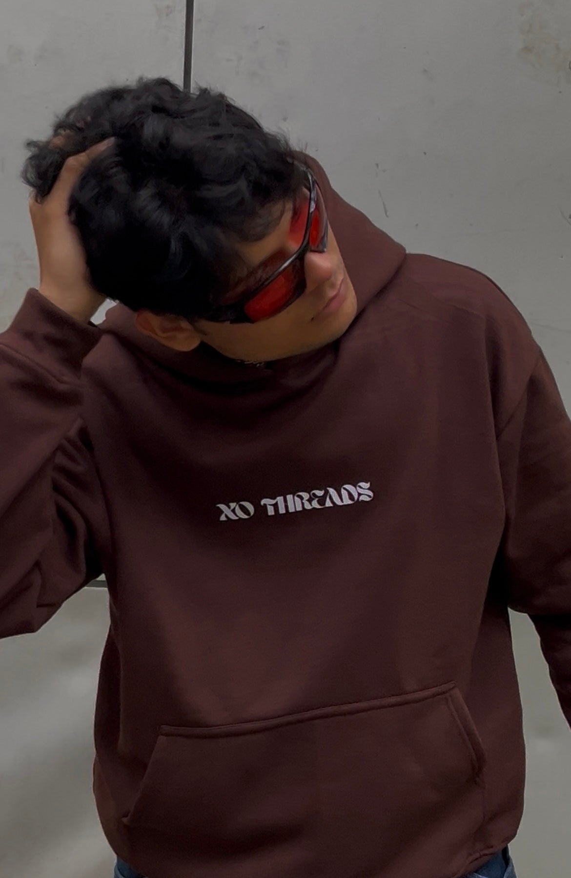 Brown Oversized Hoodie