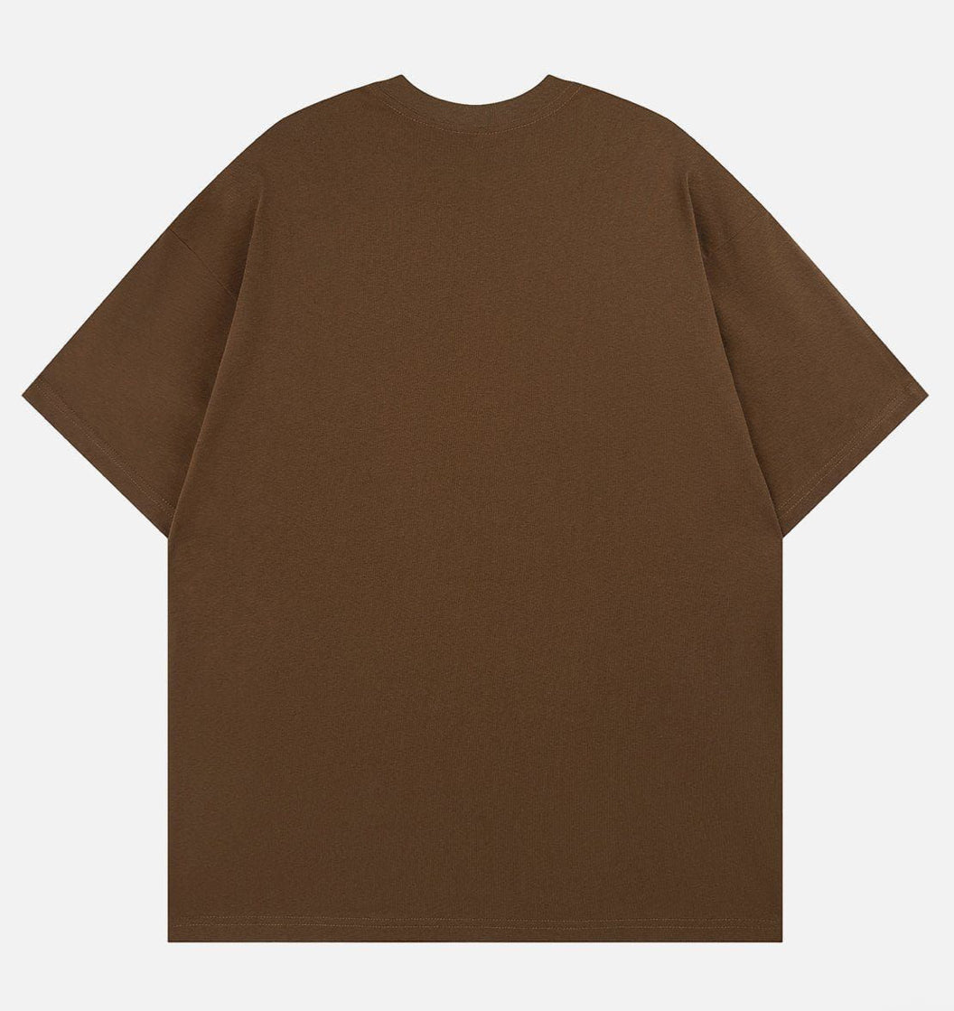 Brown Oversized T-shirt