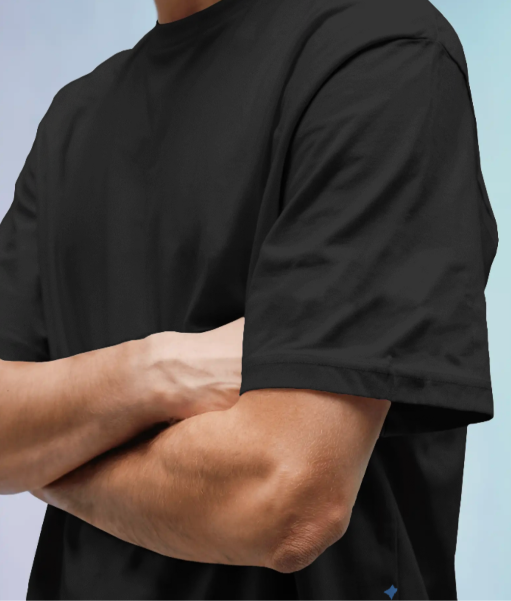 Basic Black oversized Tshirt
