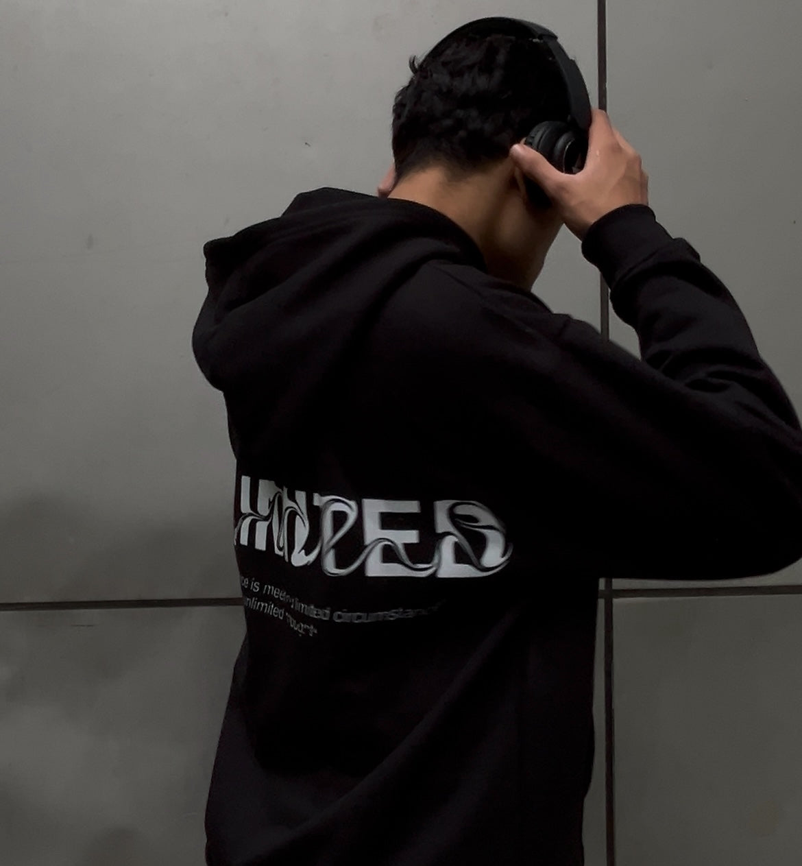 Premium Black Oversized Hoodie